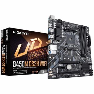 Gigabyte B450M DS3H WiFi Micro ATX Motherboard rev. 1.x