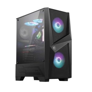 MSI MAG Forge 100R ARGB Mid Tower Gaming Cabinet Black