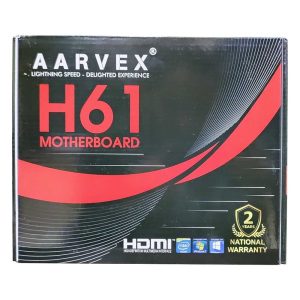 AARVEX H61 Micro ATX Motherboard _ LGA 1155 CPU Socket