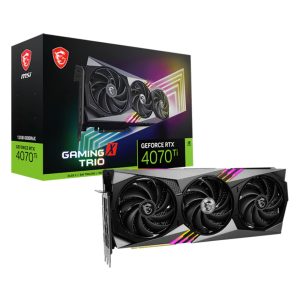 MSI Nvidia GeForce RTX 4070 Ti GAMING X TRIO 12GB GDDR6X Graphics Card
