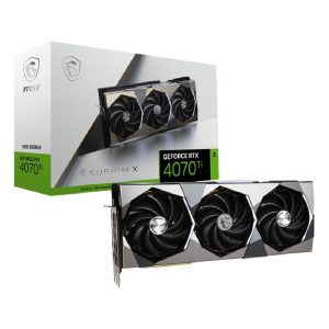 MSI Nvidia GeForce RTX 4070 Ti SUPRIM X 12GB GDDR6X Graphics Card