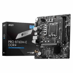 MSI PRO B760M E DDR4 Micro ATX Motherboard