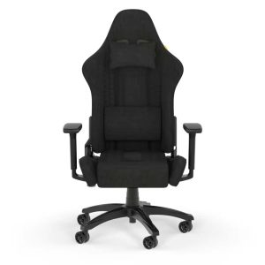 Corsair TC100 Fabric Relaxed Gaming Chair Black/Black