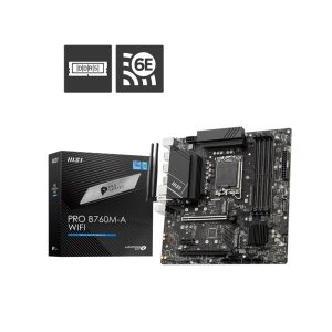 MSI PRO B760M A WiFi DDR5 Motherboard _ Intel LGA1700 Socket Support