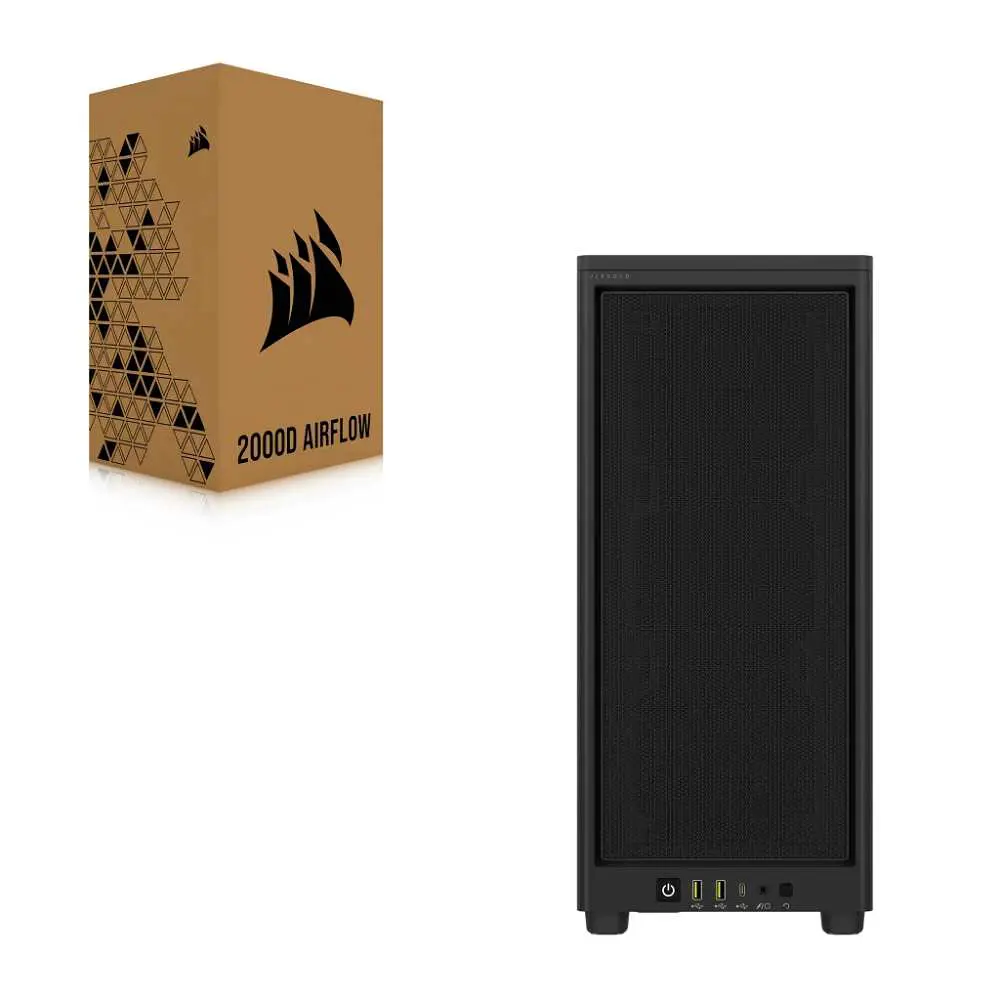 Corsair 2000D Airflow Mini-ITX Cabinet - Black - Image 14