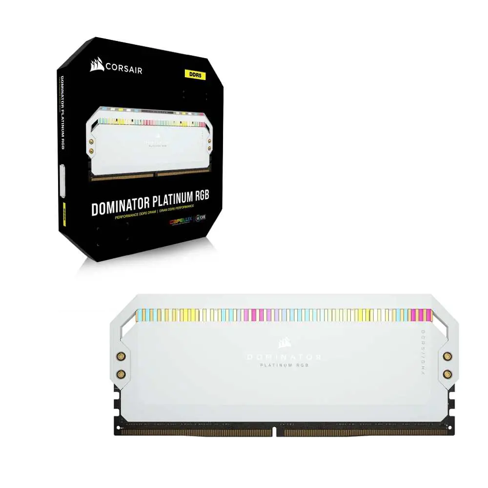 Corsair Dominator Platinum RGB 32GB (2x16GB) 5600MHz DDR5 Desktop RAM | C36 Memory Kit | White - Image 5