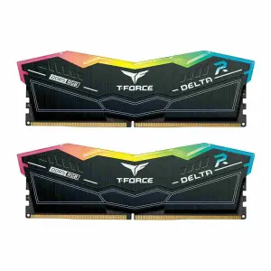 TeamGroup T Force Delta RGB 32GB 2x16GB 6000MHz DDR5 Desktop RAM _ Black