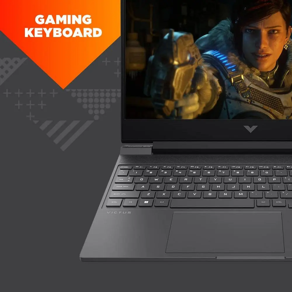 HP Victus 15-FB0777AX Gaming Laptop - 15.6 inch FHD 144Hz, Ryzen 5 5600H Processor, 8GB DDR4 RAM, 512GB SSD, RX 6500M 4GB Graphics - Image 4
