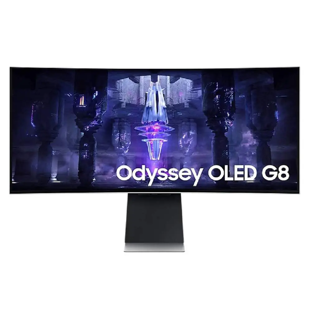 Samsung Odyssey OLED G8 LS34BG850 34 inch Ultra WQHD Curved Gaming Monitor | Smart TV Experience