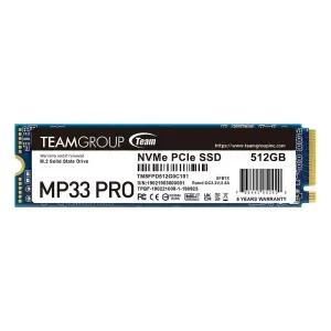 TeamGroup T Force MP33 PRO 512GB NVMe PCIe M.2 2280 Internal SSD