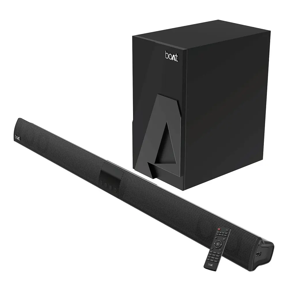 boAt Aavante Bar 1400 2.1 Channel Surround Sound 120W Bluetooth Soundbar With Subwoofer – Black