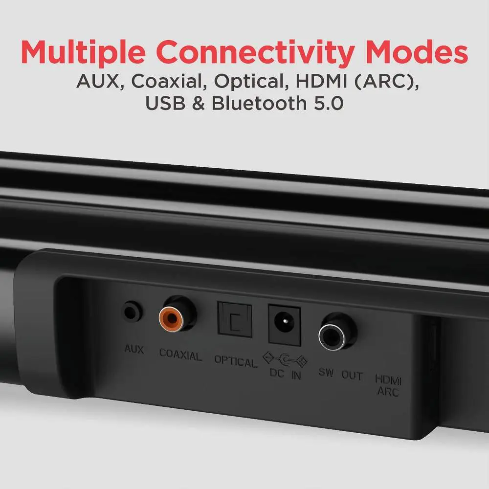 Boat Aavante Bar 1400 21 Channel Surround Sound 120w Bluetooth Soundbar with Subwoofer - Black-04