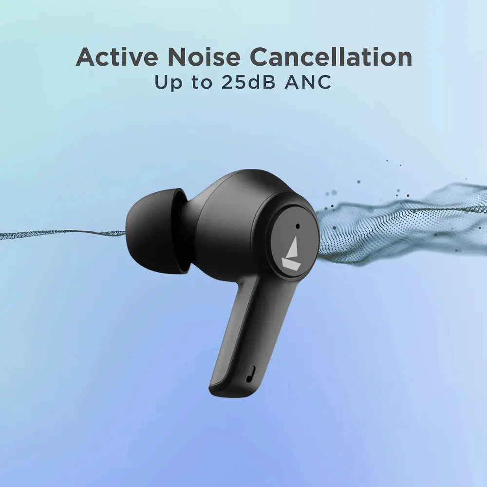 boAt Airdopes 411 ANC Wireless Earbuds Black
