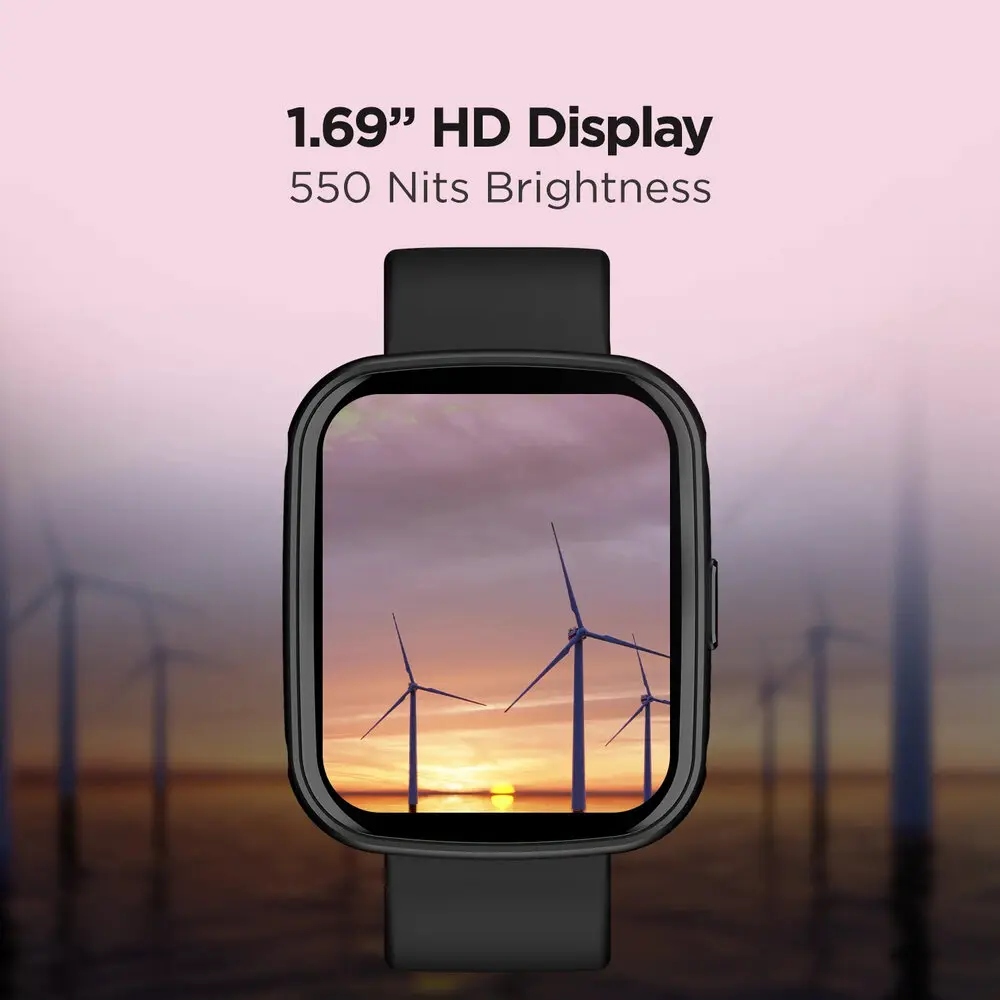 boAt Wave Play Vivid 1.69-Inch HD Display Smartwatch - Active Black - Image 5