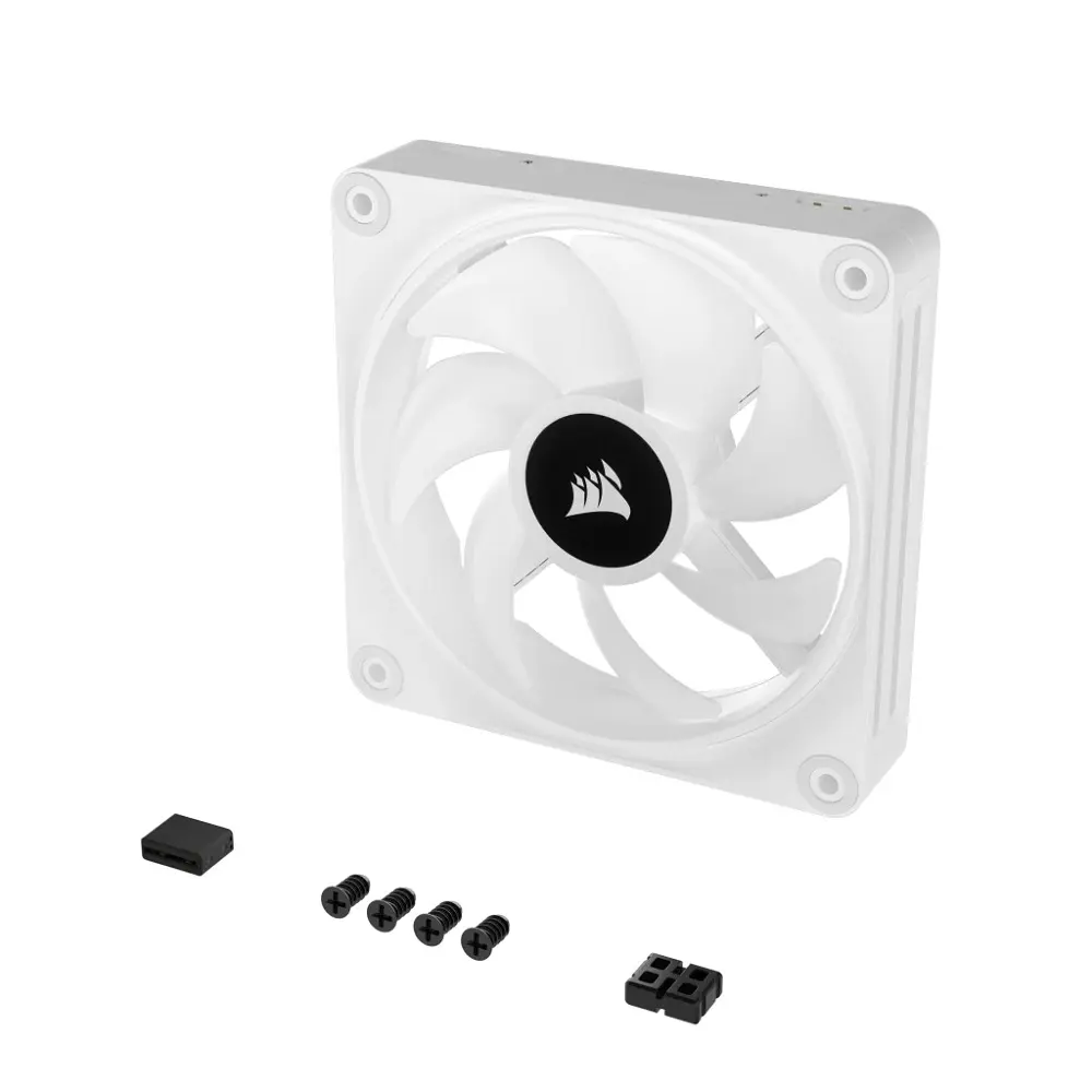 Corsair iCUE LINK QX120 RGB 120mm PWM Cabinet Fan - White (Single Pack) - Image 7