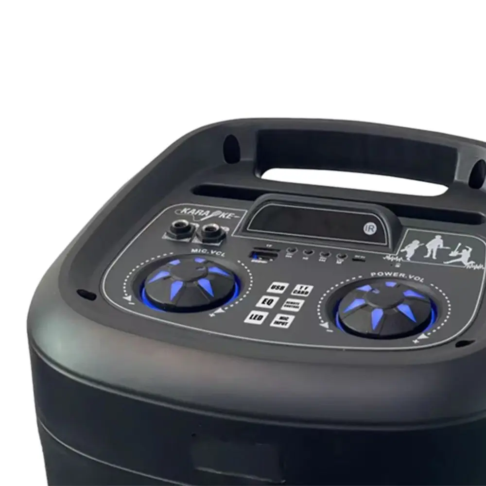 Elista ELS T 5000 Blast TUFB Trolley Speaker with Mic and Remote Control 40W Sound Output Disco LED Light Rechargeable Battery LED Display