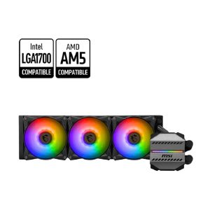 MSI MAG CORELIQUID M360 ARGB Liquid Cooler Black