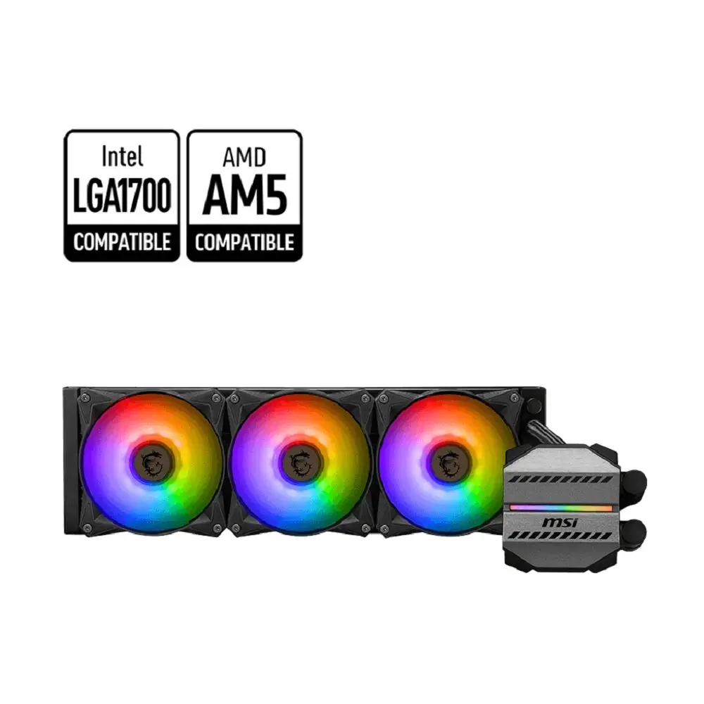 MSI MAG CORELIQUID M360 ARGB Liquid Cooler – Black