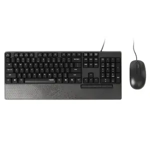 Rapoo NX2000 Wired Keyboard & Mouse Combo Black