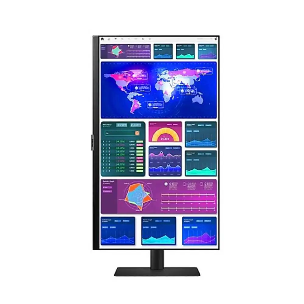 Samsung LS27A600U 27 Inch QHD IPS Monitor - Black - Image 5