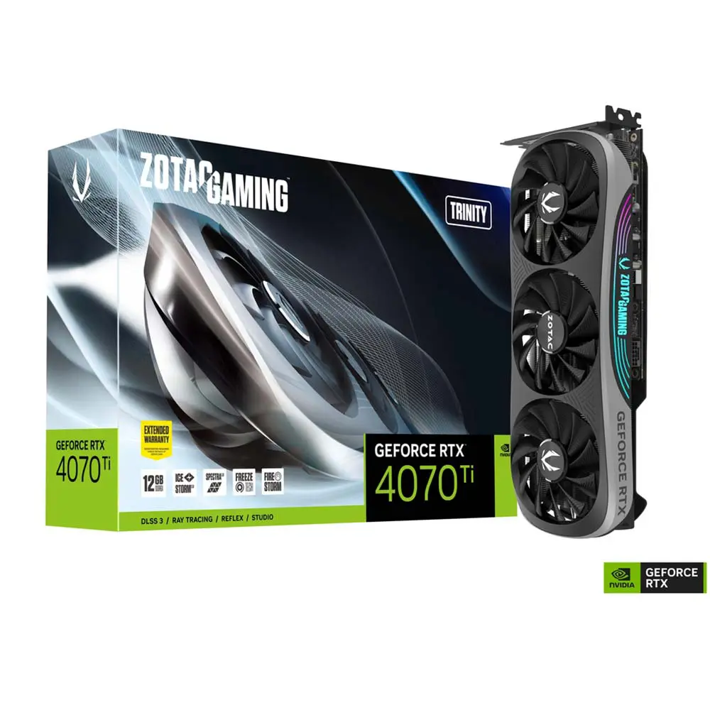 Zotac Gaming Nvidia GeForce RTX 4070 Ti Trinity 12GB GDDR6X Graphics Card – ZT-D40710D-10P
