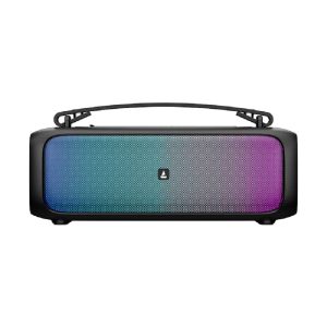 Boat Stone Beam 12w Rms Stereo Sound Portable Bluetooth Speaker Midnight Black
