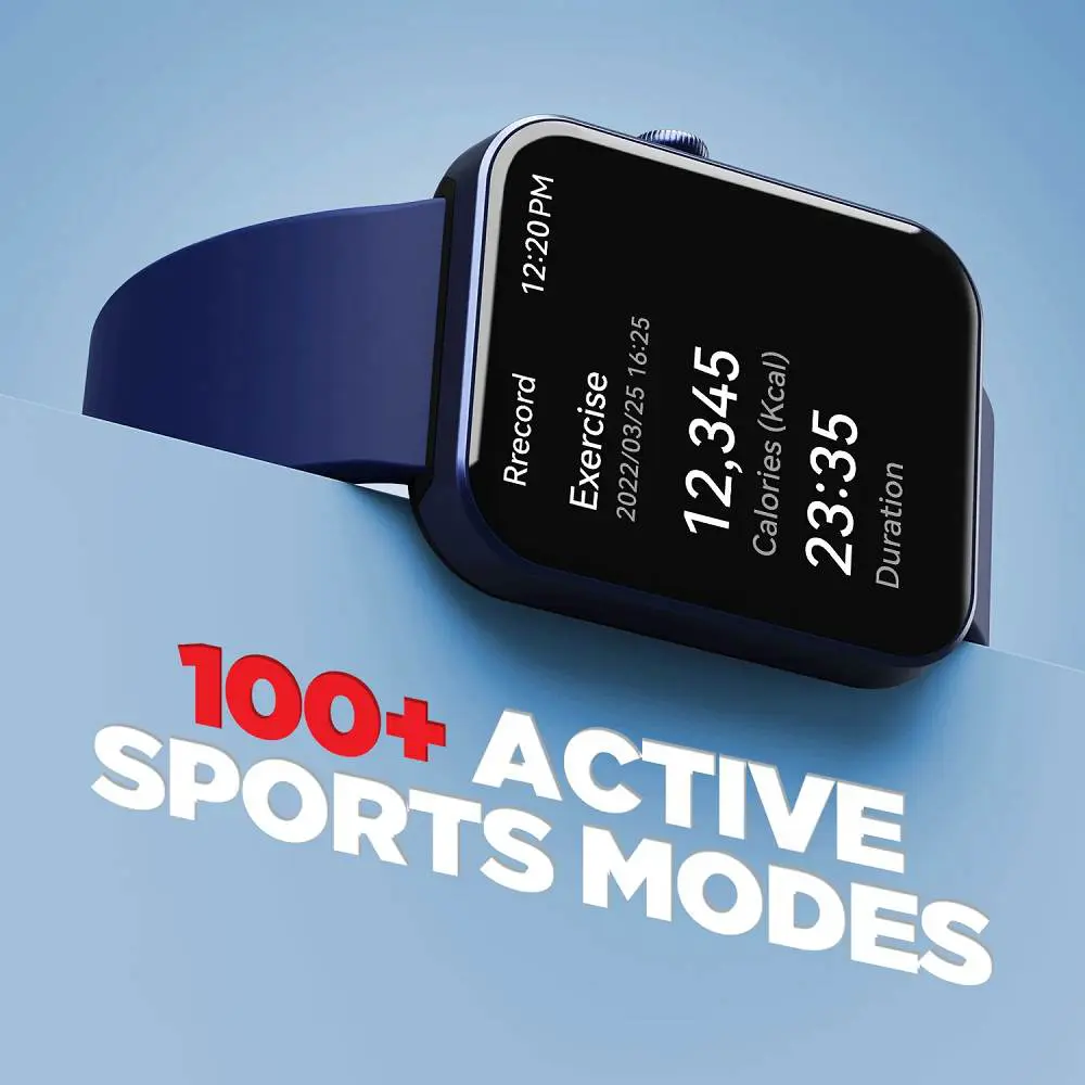 Boat Wave Stride Voice Bluetooth Calling Smartwatch Deep Blue 02