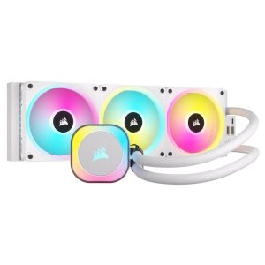 Corsair Icue Link H150i Rgb Aio 360mm White Cpu Liquid Cooler