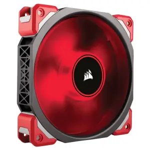 Corsair Ml120 Pro Led Red 120mm Premium Magnetic Levitation Single Pack Cabinet Fan