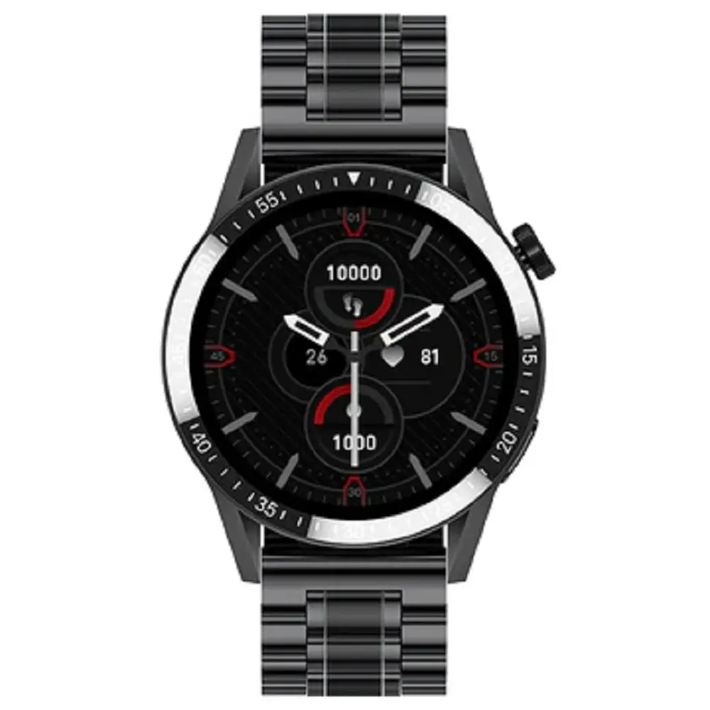 Fire Boltt Ultimate Black Stainless Steel Bluetooth Calling Luxury Smart Watch 02