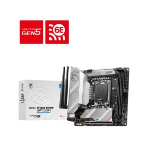 Msi Mpg B760i Edge Wifi Ddr4 Mini Itx Motherboard