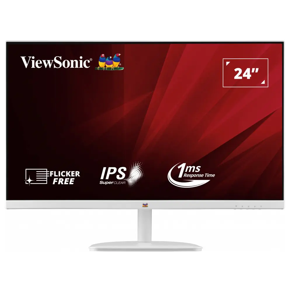 ViewSonic VA2432-H-W 24-Inch Three-Sided Frameless Design IPS Monitor