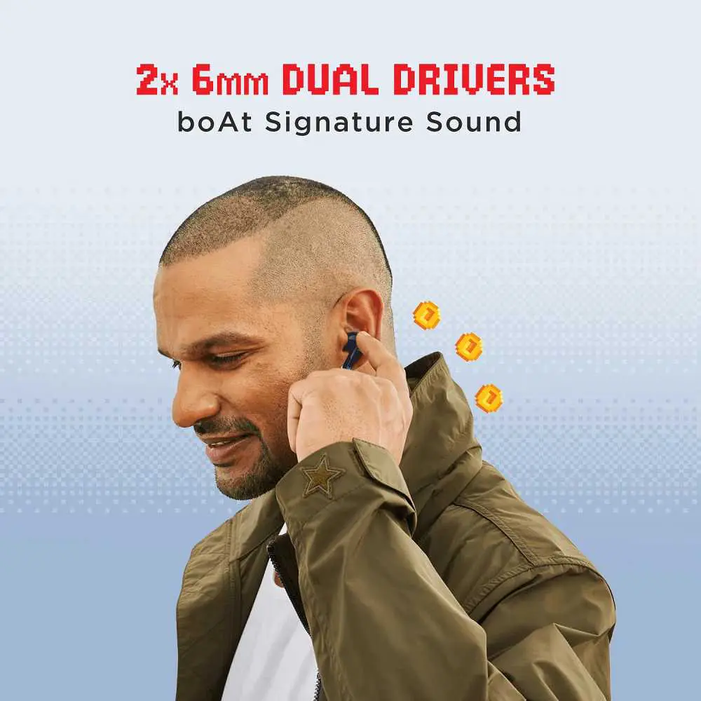 Boat Airdopes 191g Wireless Earbuds Sports Blue 04
