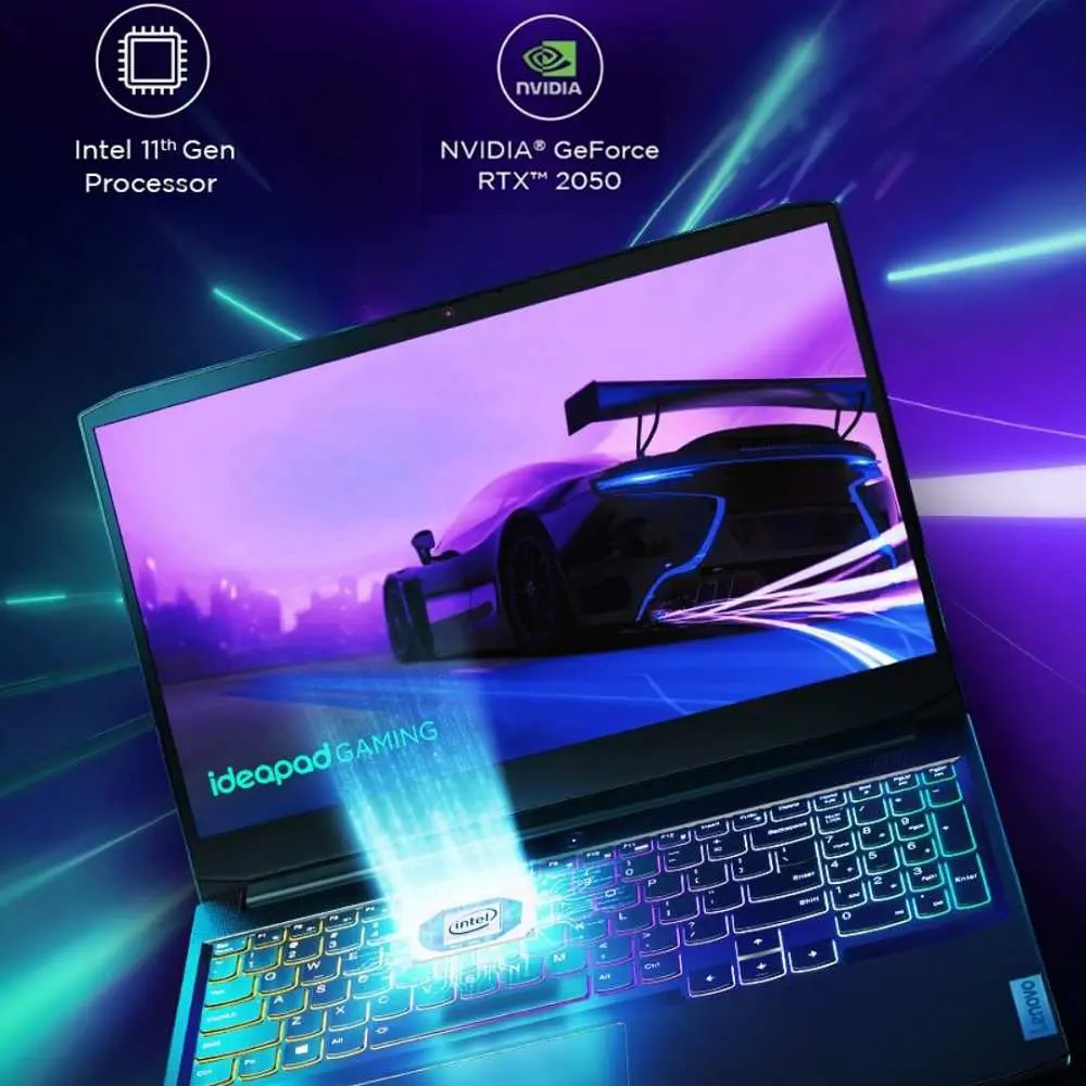 Lenovo IdeaPad Gaming 3 Laptop - 15.6 inch FHD 144Hz, Core i5 11th Gen, 8GB DDR4 RAM, 512GB SSD, GeForce RTX 2050 4GB Graphics - Image 4