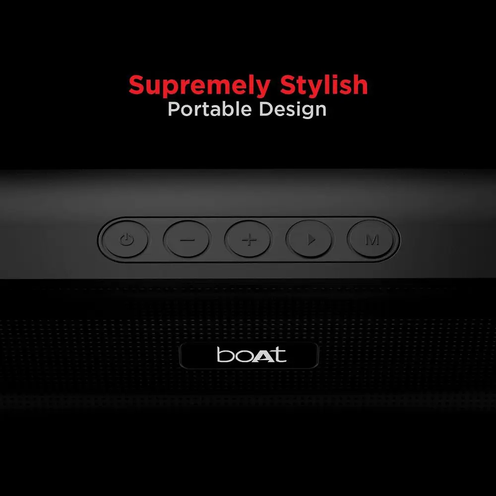 boAt Aavante Bar 558 16W RMS Bluetooth Soundbar With Remote Control - Midnight Black - Image 8