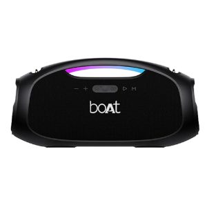 Boat Stone Ignite Rgb 90w Stereo Sound Premium Portable Bluetooth Speaker Black