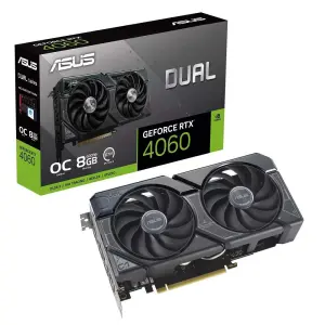 ASUS Dual Nvidia GeForce RTX 4060 OC Edition 8GB GDDR6 Graphics Card