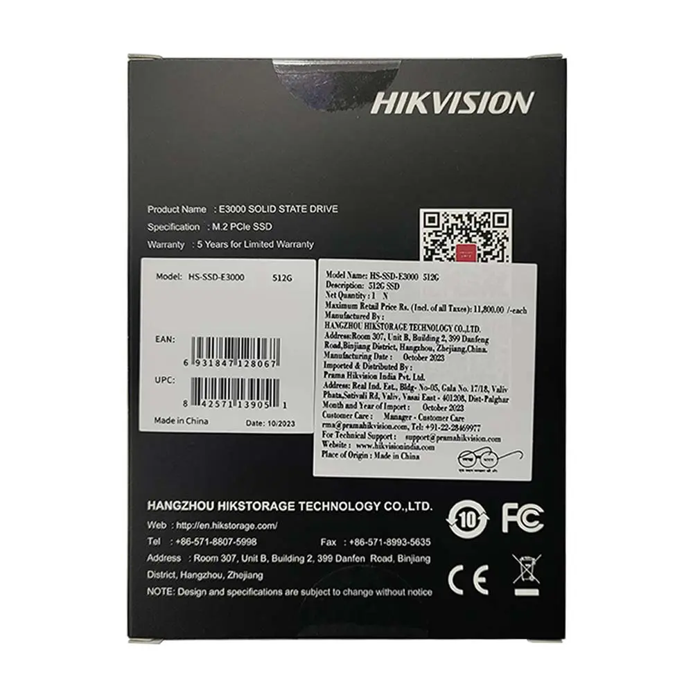 HikVision E3000 512GB NVMe PCIe M.2 Internal SSD - Image 4