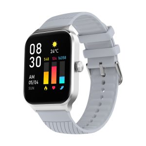 Noise Colorfit Canvas Bluetooth Calling Smartwatch Silver Grey