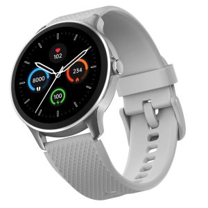 Noise Fit Curve Bluetooth Calling Smartwatch Silver Grey