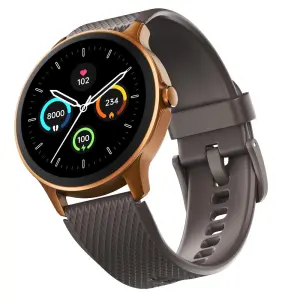 Noise Fit Curve Bluetooth Calling Smartwatch Vintage Brown