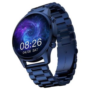 Noise Halo Plus Amoled Premium Metal Body Bluetooth Calling Smartwatch Elite Blue