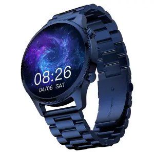 Noise Halo Plus Amoled Premium Metal Body Bluetooth Calling Smartwatch Elite Blue