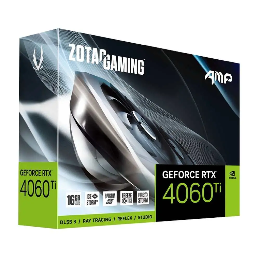 Zotac Gaming Nvidia Geforce Rtx 4060 Ti 16gb Amp Gddr6 Graphics Card 07