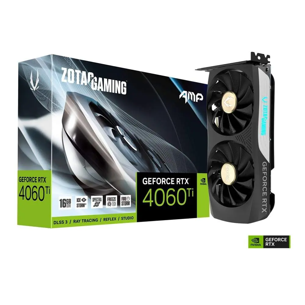 Zotac Gaming Nvidia Geforce Rtx 4060 Ti 16gb Amp Gddr6 Graphics Card