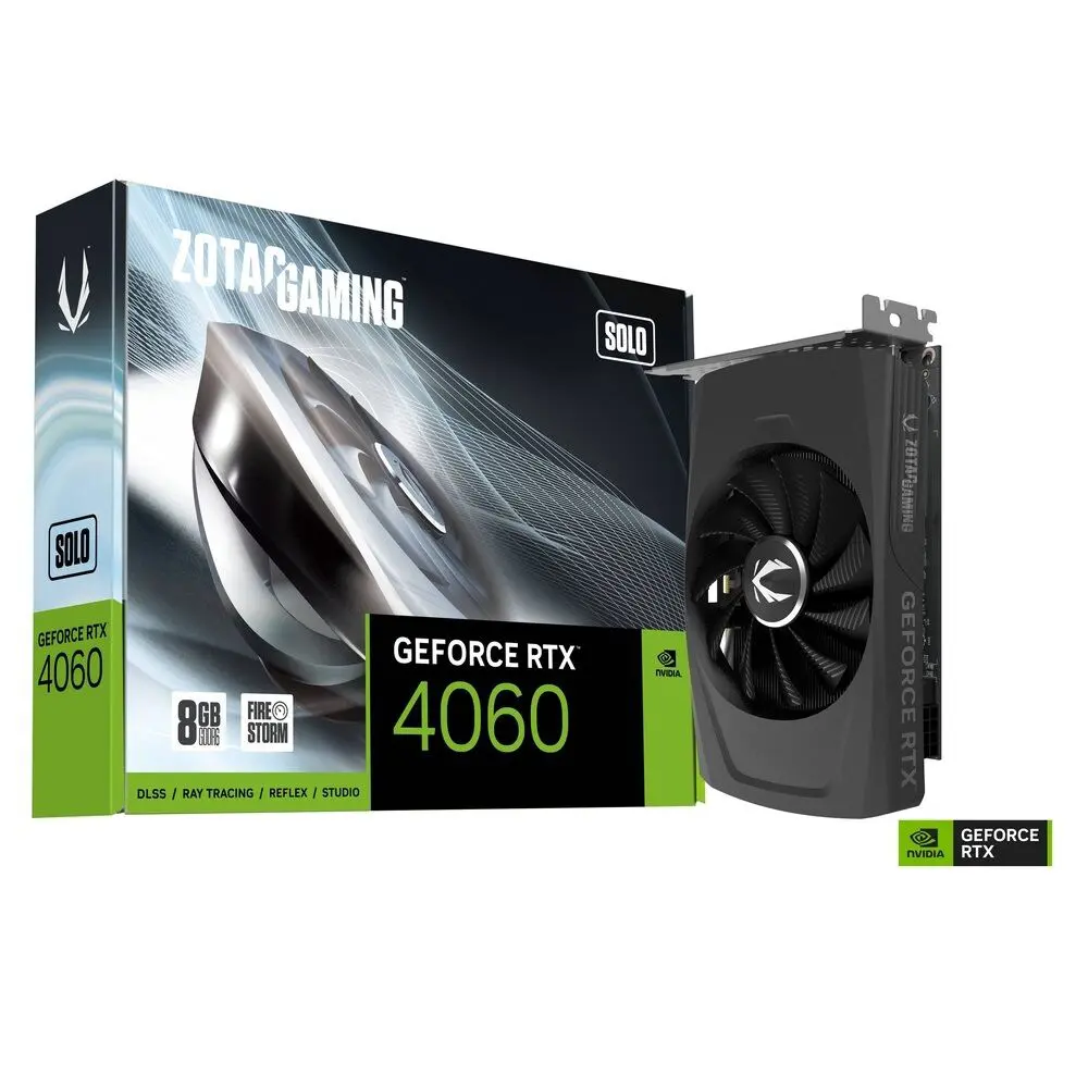 Zotac Nvidia Geforce Rtx 4060 Solo 8gb Gddr6 Graphics Card