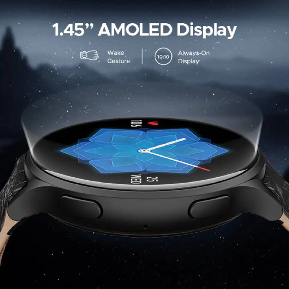 boAt Primia Curv Bluetooth Calling Smartwatch Black Leather