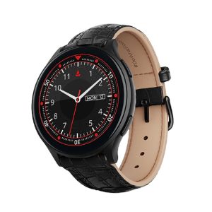 boAt Primia Curv Bluetooth Calling Smartwatch Black Leather