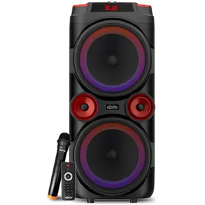 Elista ELS T 6200 AUTFB 60W RGB Trolley Speaker with Mic and Remote Control
