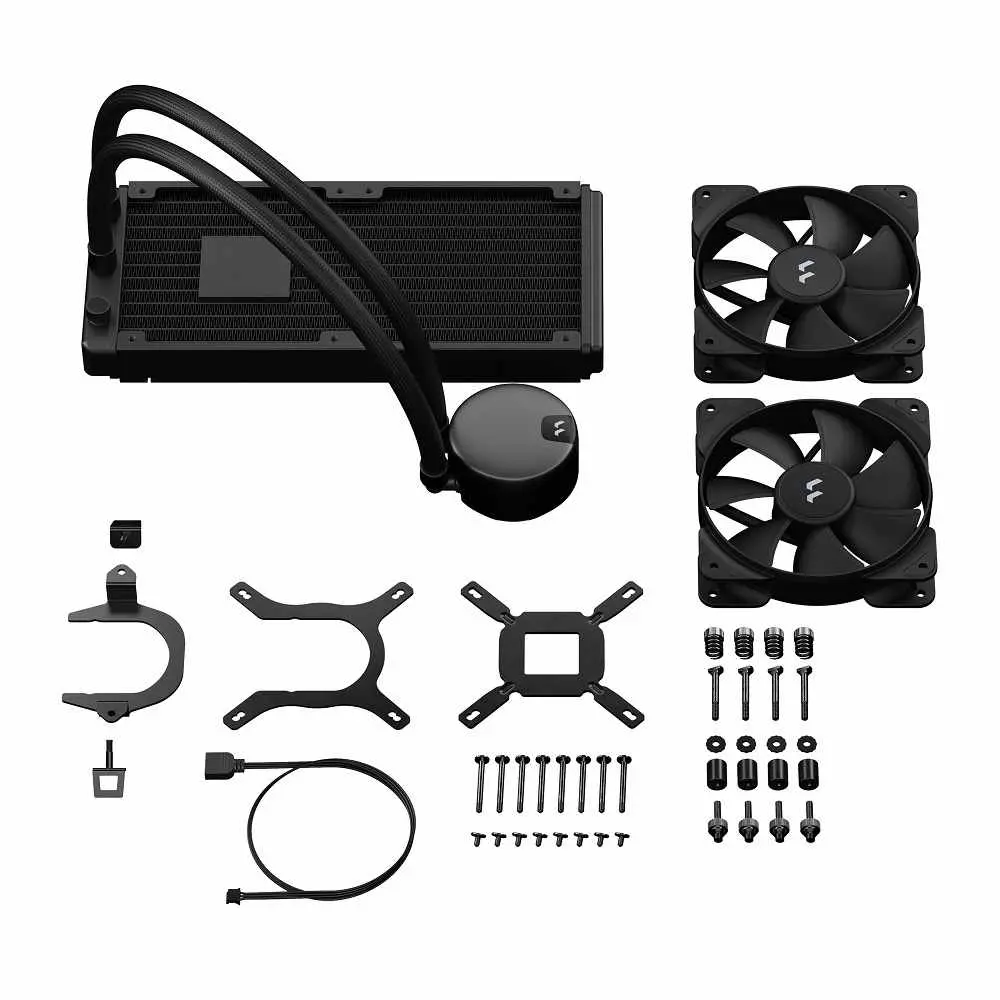 Fractal Design Lumen S24 V2 240mm CPU Liquid Cooler - Black - Image 6
